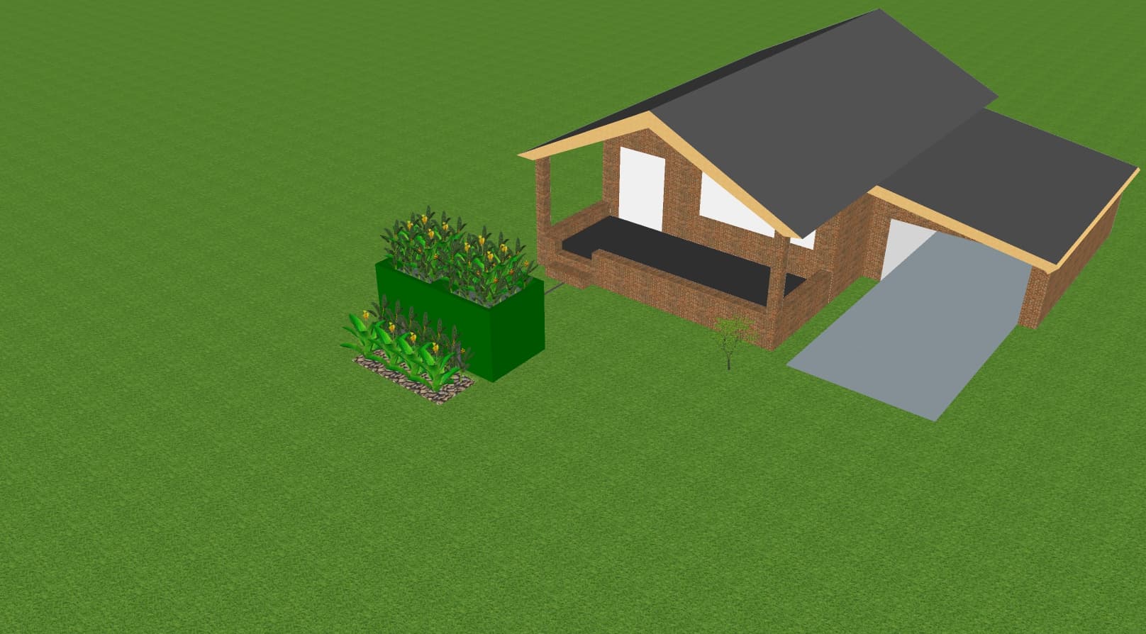 Schéma du filtre planté Nature'OPure pour maison individuelle